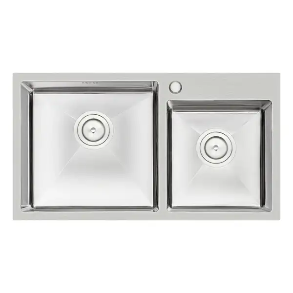 Кухонна мийка Qtap S7843 Satin 2.7/1.0 мм (QTS784310) (QTS784310) фото 1 Aquada.com.ua