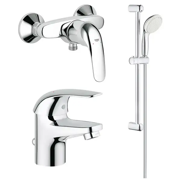 GROHE Набор смесителей для душа 3 в 1 Euroeco (123232S)