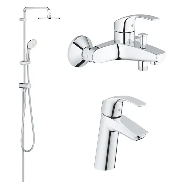 Набор смесителей Grohe Eurosmart 123389M Набор смесителей Grohe Eurosmart 123389M