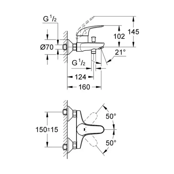 GROHE Набор смесителей Euroeco (124428) фото 3 Aquada.com.ua