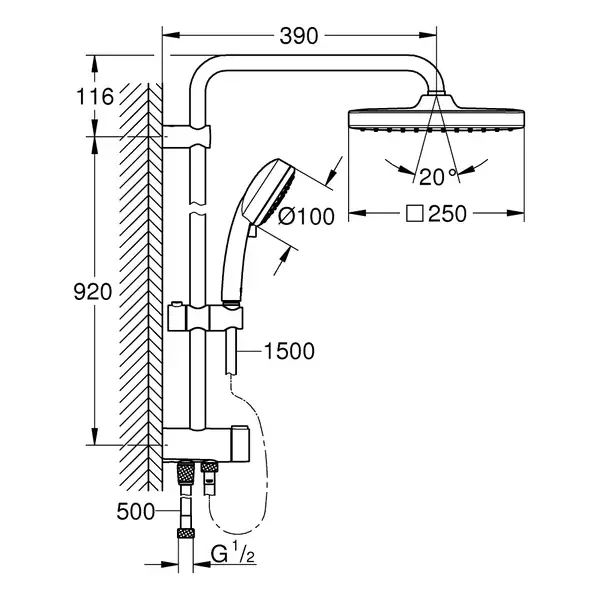 Набор смесителей Grohe Tempesta Cosmopolitan 126112R