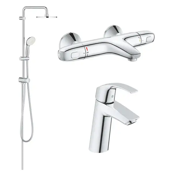 Комплект змішувачів Grohe EuroSmart, хром (34102TS)