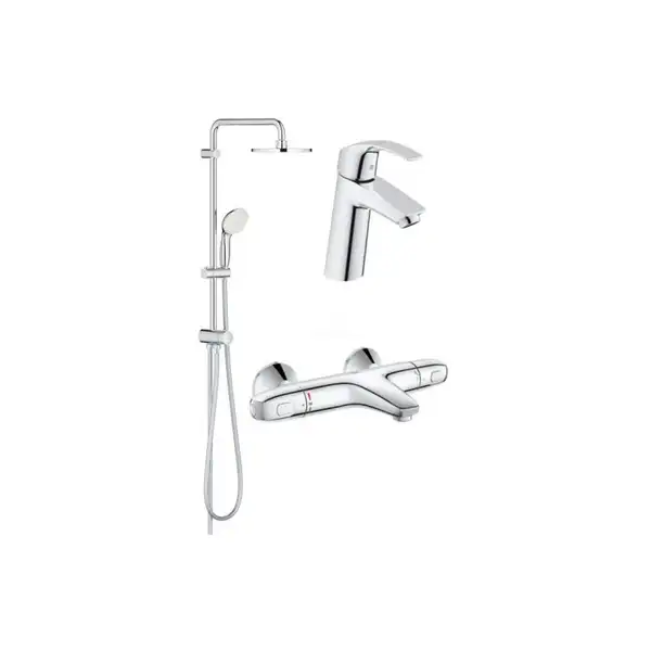 Комплект змішувачів Grohe EuroSmart, хром (34102TS)