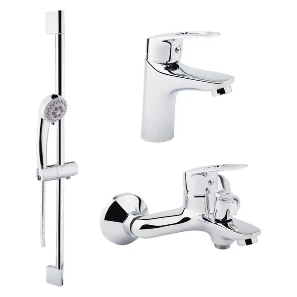 Набір змішувачів Qtap Set CRM 35-411 (QTSETCRM35411) фото 1 Aquada.com.ua
