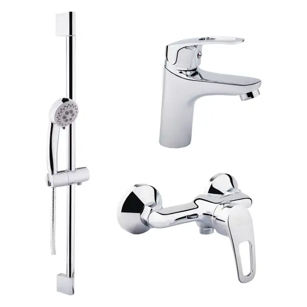 Набір змішувачів Qtap Set CRM 35-412 (QTSETCRM35412) фото 1 Aquada.com.ua
