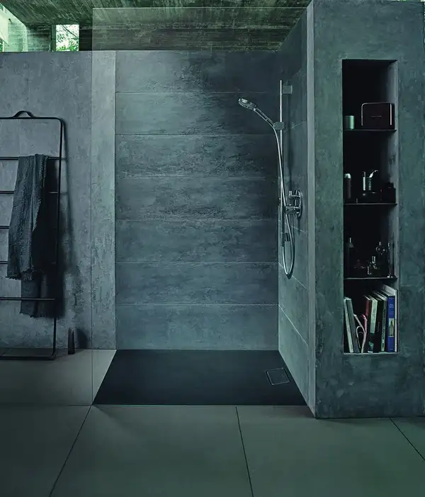 Душевой поддон 90 х 80 х 5 см Duravit Stonetto, антрацит (720145680000000) фото 2 Aquada.com.ua