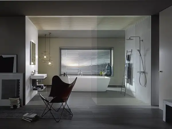 Душевой поддон 100 х 80 х 5 см Duravit Stonetto, бетон (720147180000000) фото 4 Aquada.com.ua