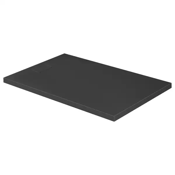 Душевой поддон 140 х 90 х 5 см Duravit Stonetto, антрацит (720150680000000) фото 1 Aquada.com.ua
