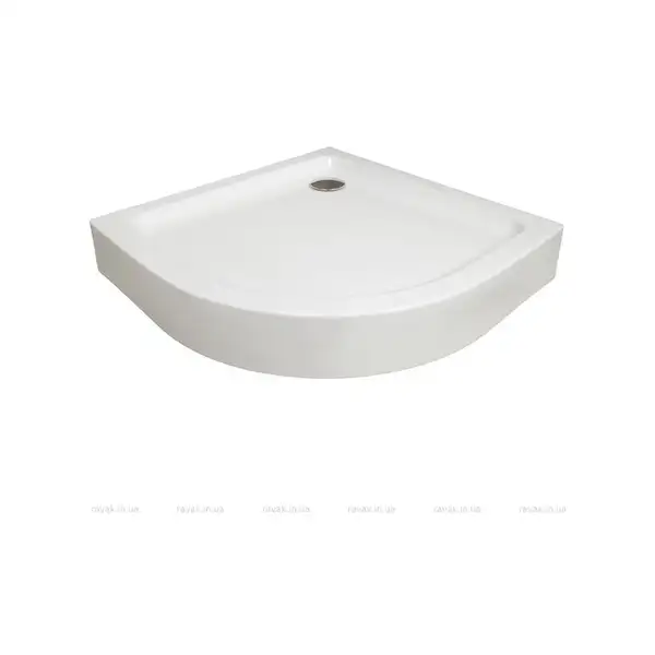 Душевой поддон акриловый Ravak Merida Slim 90 х 90 х h12,5 см, с сифоном Slim 90 хром (XАU0000030)