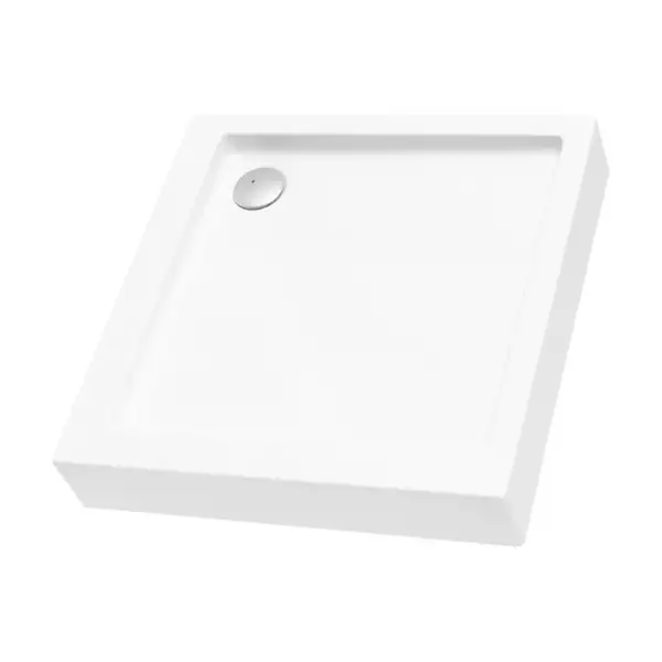 Душевой поддон акриловый Ravak Modena Slim 90 х 90 х h12,5 см, с сифоном Slim 90 хром (XАU0000031) фото 1 Aquada.com.ua
