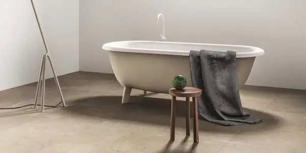 Плитка напольная Fiandre Marble Lab Noble Ecru 60 х 60 см Lucidato (AL197X860) фото 3 Aquada.com.ua