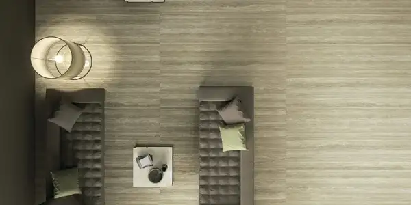 Плитка напольная Fiandre Marmi Maximum Travertino 75 х 75 см Lucidato (MML23677) фото 6 Aquada.com.ua