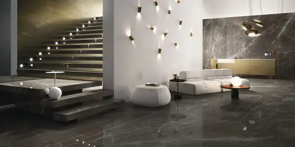 Плитка напольная Fiandre Marmi Maximum Pietra Grey 150 х 150 см Lucidato (MML3261515) фото 4 Aquada.com.ua