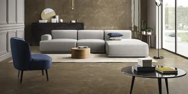 Плитка напольная Fiandre Marmi Maximum Glam Bronze 150 х 150 см Lucidato (MML3861515) фото 4 Aquada.com.ua