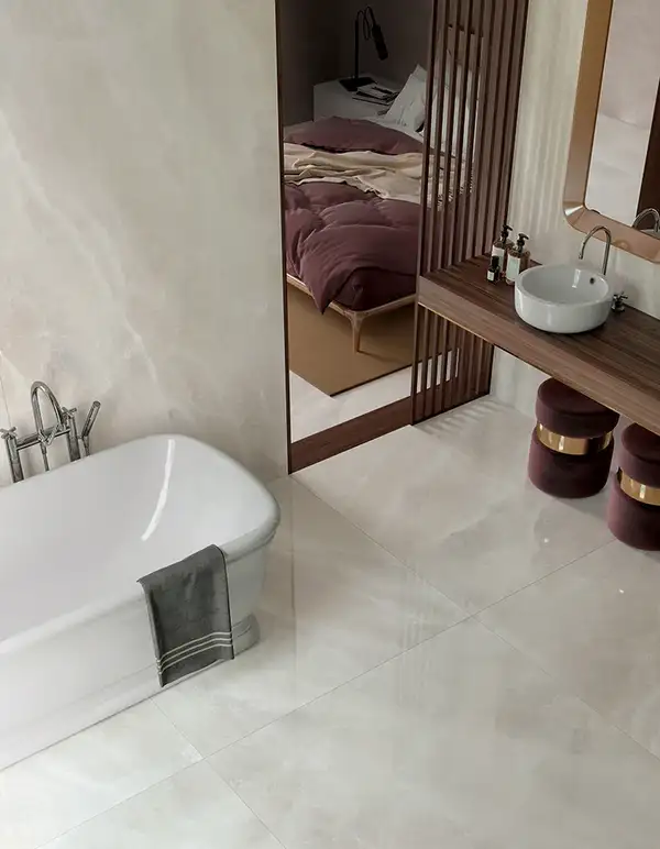 Керамогранит Mirage Cosmopolitan White Crystal 80 х 80 см (9 мм) глянцевый (CP 05 LUC 80x80) фото 4 Aquada.com.ua