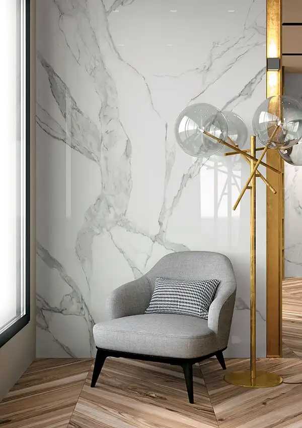 Керамическая плитка Mirage Jewels, Calacatta Reale 160x160 LUC, глянцевая (JW 02 LUC 160x160) фото 3 Aquada.com.ua