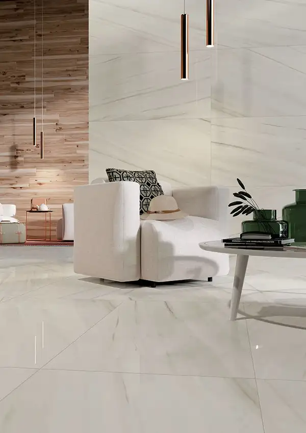 Керамическая плитка Mirage Jewels, Elegant White 60х60 LUC, глянцевая (JW 09 LUC 60x60) фото 2 Aquada.com.ua