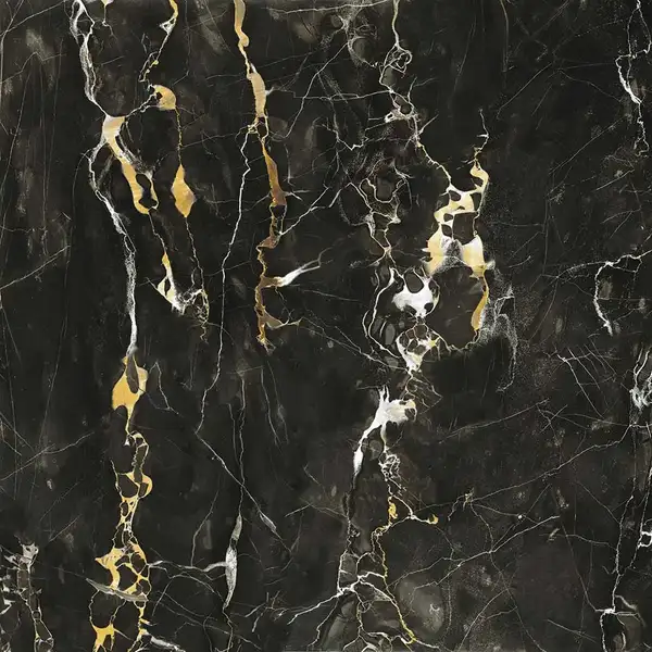 Керамическая плитка Mirage Jewels, Black Gold 60x60 LUC, глянцевая (JW 11 LUC 60x60) фото 1 Aquada.com.ua