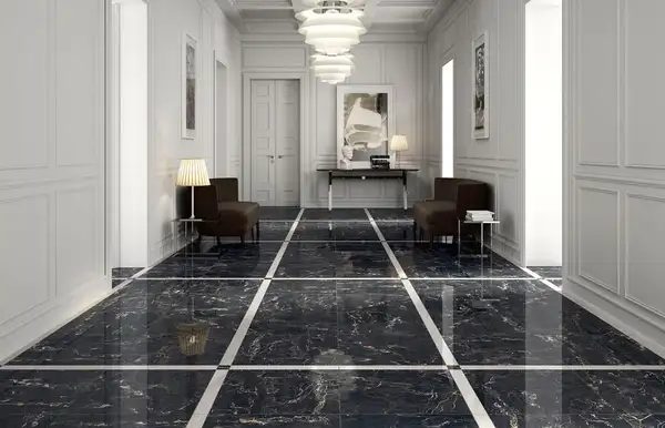 Керамическая плитка Mirage Jewels, Black Gold 60x60 LUC, глянцевая (JW 11 LUC 60x60) фото 2 Aquada.com.ua