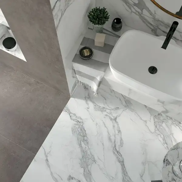 Керамическая плитка Mirage Jewels, Statuario Lunensis 120x120 LUC, глянцевая (JW 12 LUC 120x120) фото 2 Aquada.com.ua