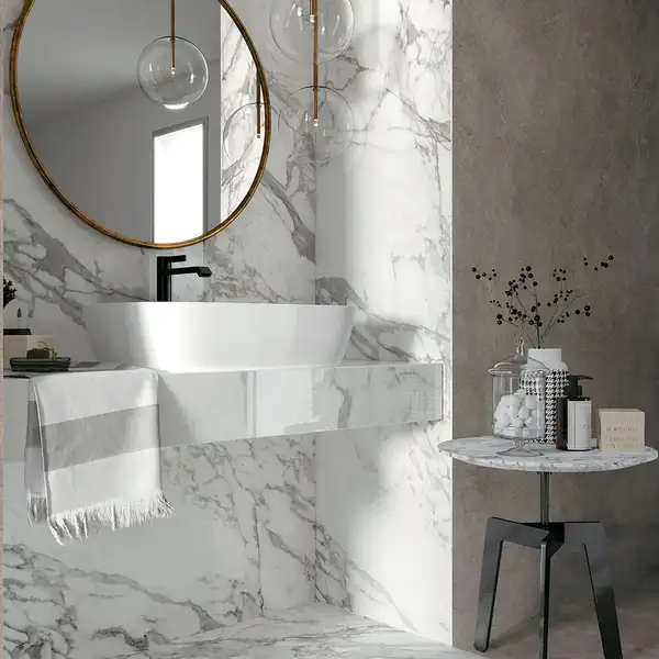 Керамическая плитка Mirage Jewels, Statuario Lunensis 60x60 NAT, матовая (JW 12 NAT 60x60) фото 2 Aquada.com.ua