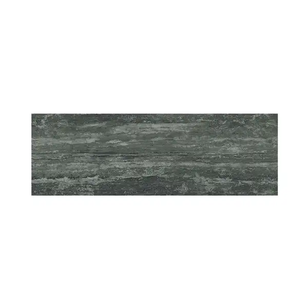 REX CERAMICHE Напольная плитка TRAVERTINO BLACK GLOSSY 40X80 RET 40X80 (746720) фото 1 Aquada.com.ua