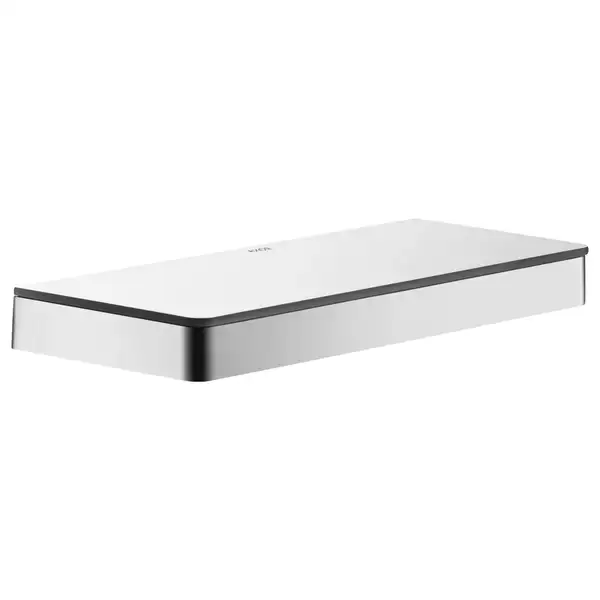 Полочка 300 мм Axor Universal Accessories, хром/стекло матовое (42838000) фото 1 Aquada.com.ua
