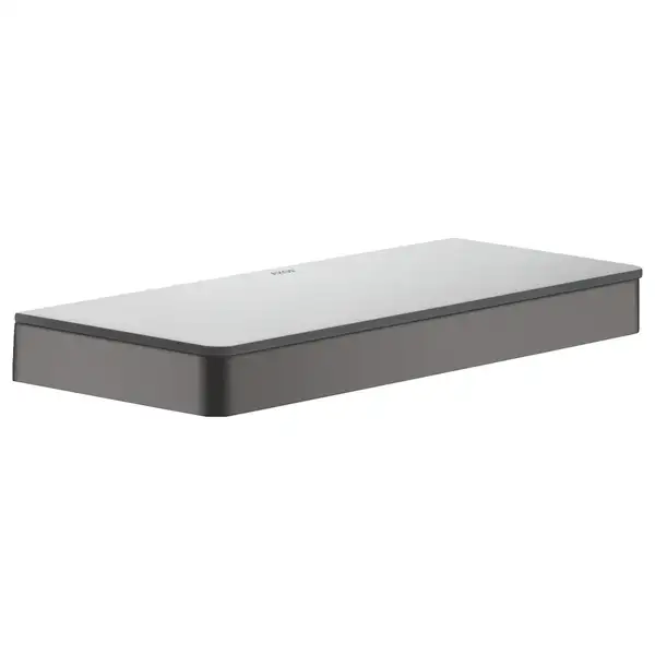 Полочка 300 мм Axor Universal Accessories, матовый чёрный хром/стекло матовое (42838340) фото 1 Aquada.com.ua