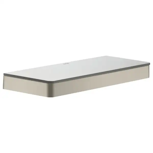 Полочка 300 мм Axor Universal Accessories, матовый никель/стекло матовое (42838820) фото 1 Aquada.com.ua