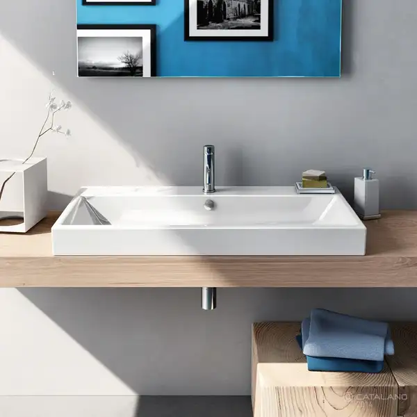 Раковина подвесная Catalano Zero 100 х 50 см (110ZE00) фото 3 Aquada.com.ua
