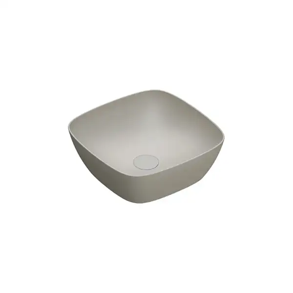 Раковина накладная на столешницу Catalano Green Lux / Colori 40 х 40 см Satin cement (140APGRLXCS) фото 1 Aquada.com.ua