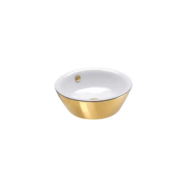 Раковина накладная на столешницу Catalano Gold & Silver 42 х 42 см (142VLNBO) фото 1 Aquada.com.ua