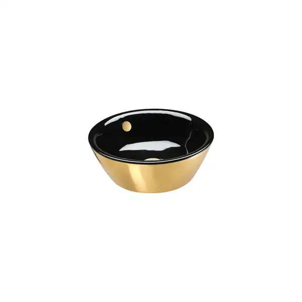 Раковина накладная на столешницу Catalano Gold & Silver Ø 42 см (142VLNNO) фото 1 Aquada.com.ua