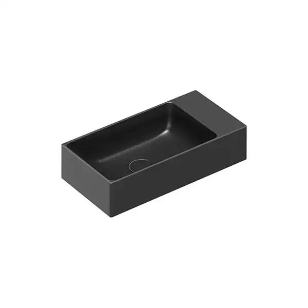 Маленькая (мини) раковина Catalano New Zero 50 х 25 см, satin black/чёрный матовый (15025VENS) фото 1 Aquada.com.ua Маленькая (мини) раковина Catalano New Zero 50 х 25 см, satin black/чёрный матовый (15025VENS) фото 1 Aquada.com.ua