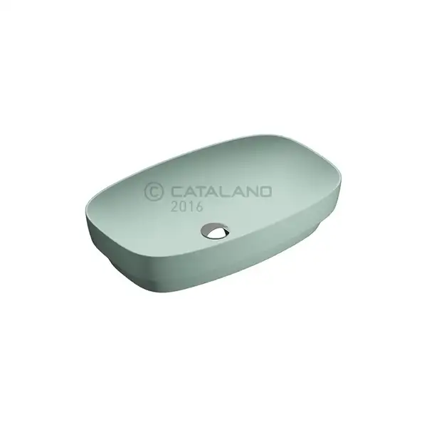 Раковина накладная на столешницу Catalano Green Lux / Colori 65 х 40 см, зелёный матовый (165AGRLXVS) фото 1 Aquada.com.ua Раковина накладная на столешницу Catalano Green Lux / Colori 65 х 40 см, зелёный матовый (165AGRLXVS) фото 1 Aquada.com.ua