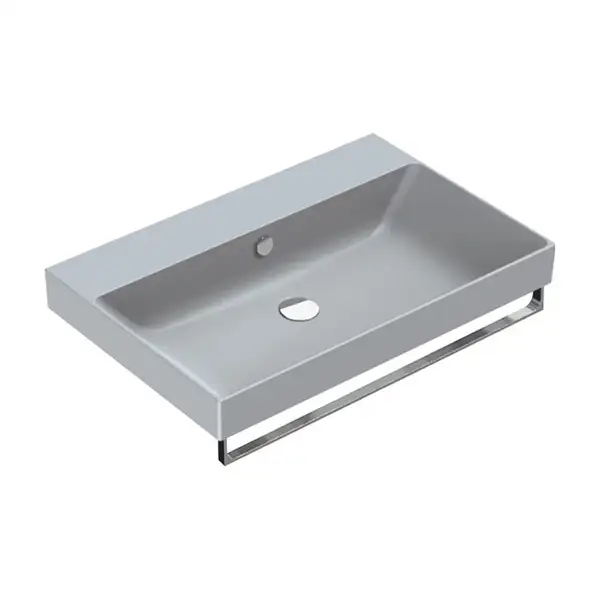 Раковина подвесная Catalano New Zero 75 х 50 см, satin cement/серий матовый (175ZPCS) фото 1 Aquada.com.ua