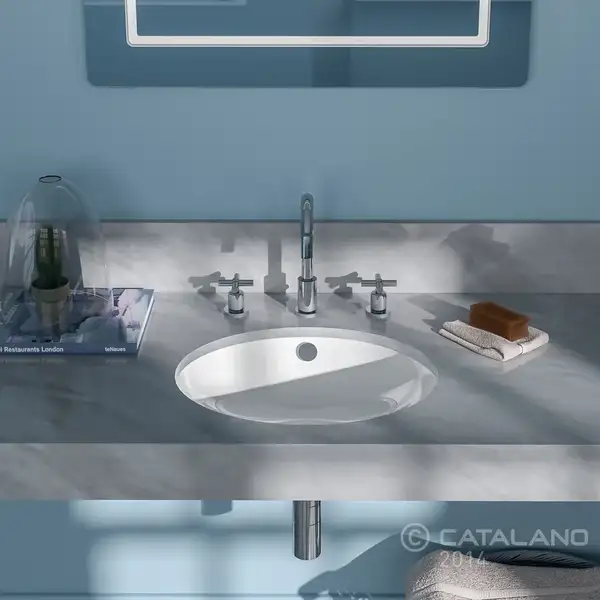 Раковина всраиваемая под столешницу Catalano Canova Royal 52 х 42 мм (1SO5200) фото 2 Aquada.com.ua Раковина всраиваемая под столешницу Catalano Canova Royal 52 х 42 мм (1SO5200) фото 2 Aquada.com.ua
