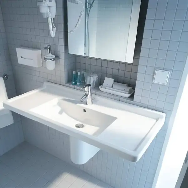 Раковина Duravit Starck 3 105х48,5 см (с переливом) (0304100000) фото 4 Aquada.com.ua Раковина Duravit Starck 3 105х48,5 см (с переливом) (0304100000) фото 4 Aquada.com.ua