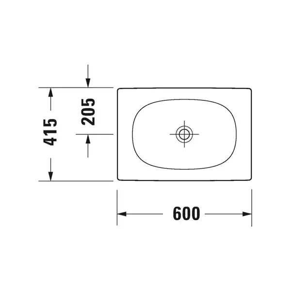 Раковина полувстраиваемая Duravit Viu 60 х 41,5 см (2358600000) фото 4 Aquada.com.ua Раковина полувстраиваемая Duravit Viu 60 х 41,5 см (2358600000) фото 4 Aquada.com.ua