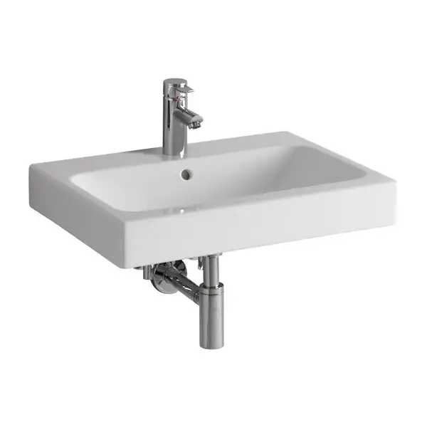 Раковина с отверствием для перелива Geberit iCon 600x485 мм (124060000) фото 1 Aquada.com.ua Раковина с отверствием для перелива Geberit iCon 600x485 мм (124060000) фото 1 Aquada.com.ua