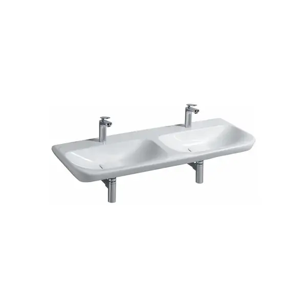 Раковина двойная Geberit myDay 130 х 480 мм с покрытием KeraTect (135430600) фото 1 Aquada.com.ua Раковина двойная Geberit myDay 130 х 480 мм с покрытием KeraTect (135430600) фото 1 Aquada.com.ua