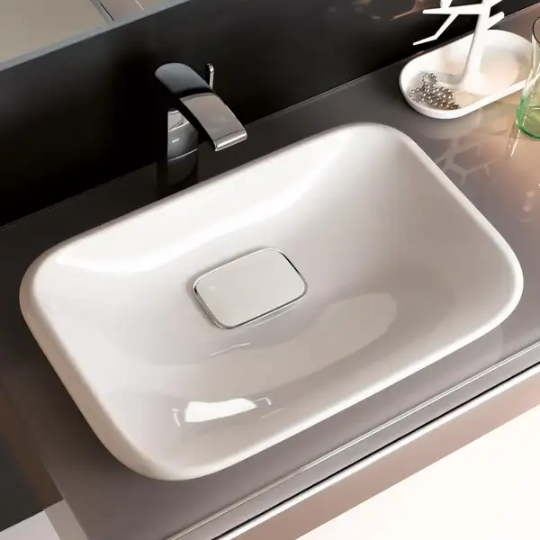 Раковина на столешницу Geberit myDay 60х40 см цвет белый (245460600) Раковина на столешницу Geberit myDay 60х40 см цвет белый (245460600)