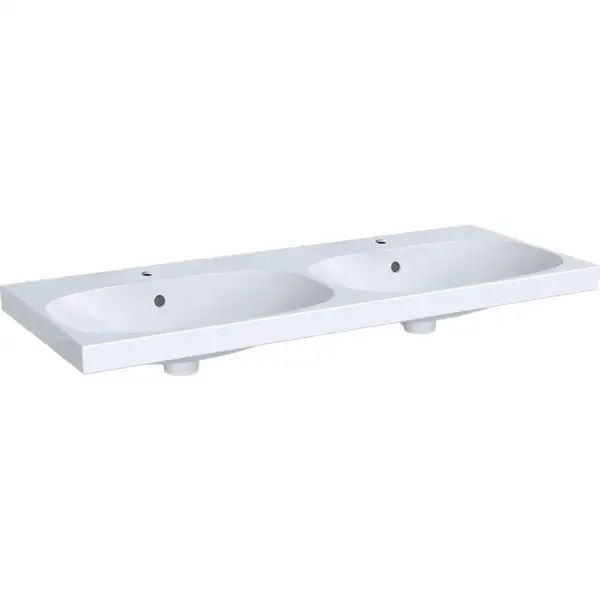 Раковина двойная Geberit Acanto 120 х 48,2 см (500.627.01.2) Раковина двойная Geberit Acanto 120 х 48,2 см (500.627.01.2)