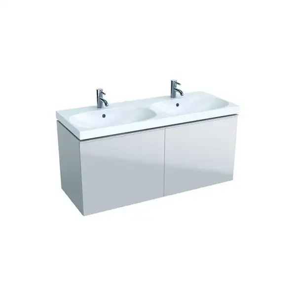 Раковина двойная Geberit Acanto 120 х 48,2 см (500.627.01.2) Раковина двойная Geberit Acanto 120 х 48,2 см (500.627.01.2)