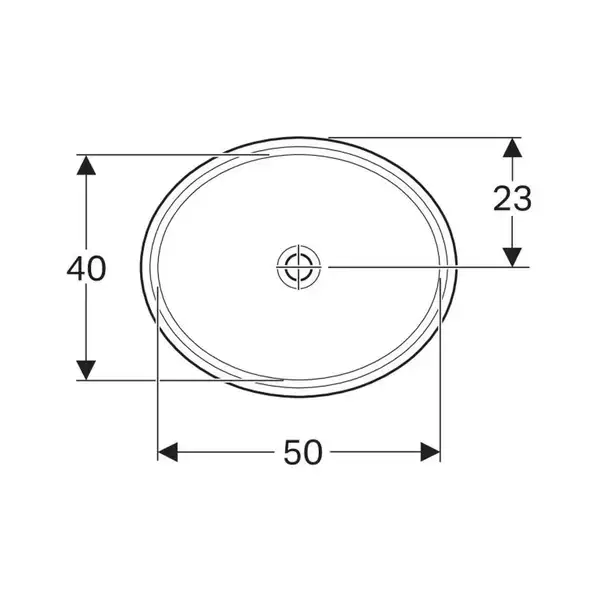 Geberit VARIFORM умывальник встраиваемый под столешницу, овальный, 50*40см, без отверстия, без перелива (500.755.01.2) Geberit VARIFORM умывальник встраиваемый под столешницу, овальный, 50*40см, без отверстия, без перелива (500.755.01.2)
