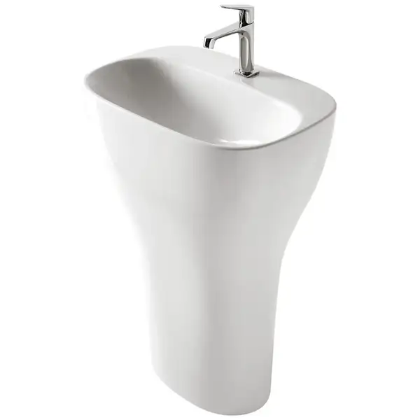 Раковина отдельностоящая Globo Genesis 60х40 см (GEM63.BI) фото 1 Aquada.com.ua