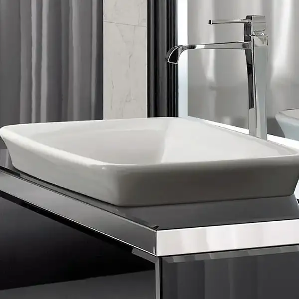 Раковина накладная на столешницу Globo Relais 60х41 см (RE060.BI) фото 2 Aquada.com.ua