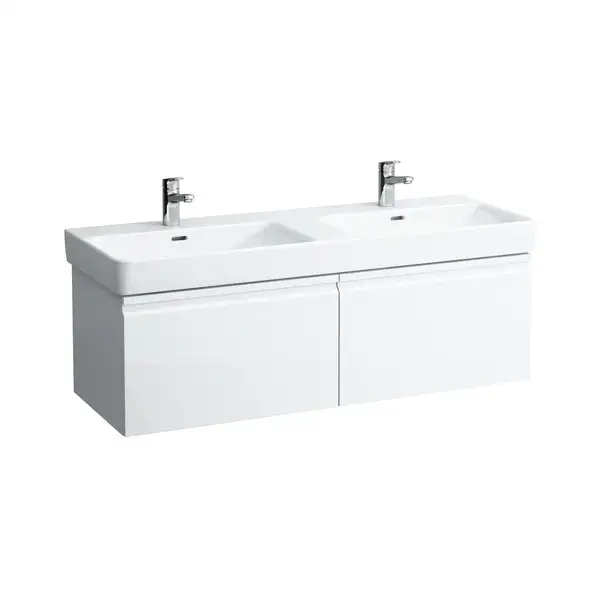 Раковина двойная Laufen Pro S 1300 х 460 мм (H8149680001041) фото 1 Aquada.com.ua Раковина двойная Laufen Pro S 1300 х 460 мм (H8149680001041) фото 1 Aquada.com.ua