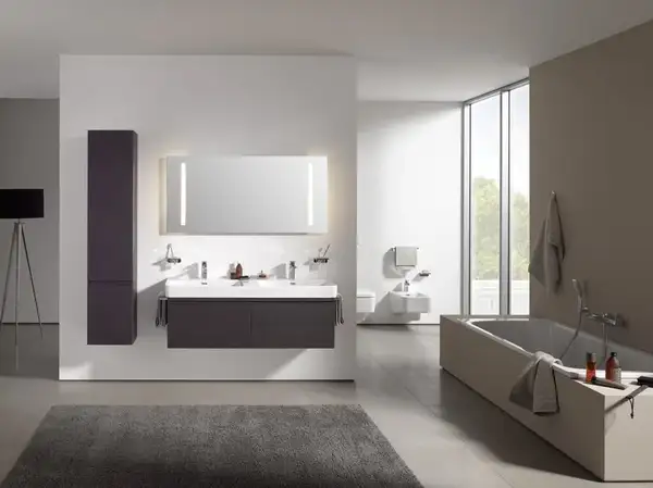 Раковина двойная Laufen Pro S 1300 х 460 мм (H8149680001041) фото 2 Aquada.com.ua Раковина двойная Laufen Pro S 1300 х 460 мм (H8149680001041) фото 2 Aquada.com.ua
