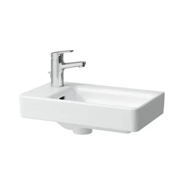 Маленькая (мини) раковина 48 х 28 см Laufen Pro S, отверстие под смеситель слева (H8159550001041) фото 1 Aquada.com.ua Маленькая (мини) раковина 48 х 28 см Laufen Pro S, отверстие под смеситель слева (H8159550001041) фото 1 Aquada.com.ua